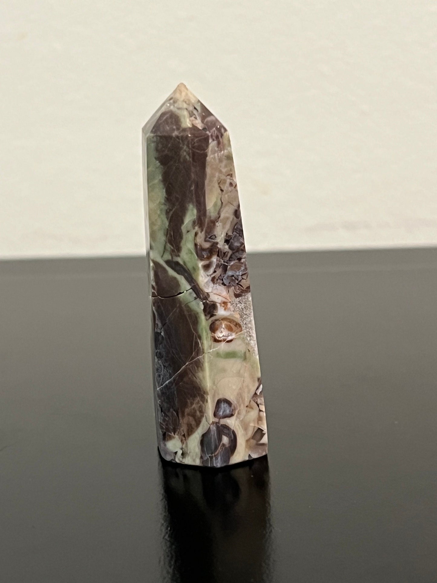 Indonesian Bloodstone Tower | Crystal Point | Money Agate Tower