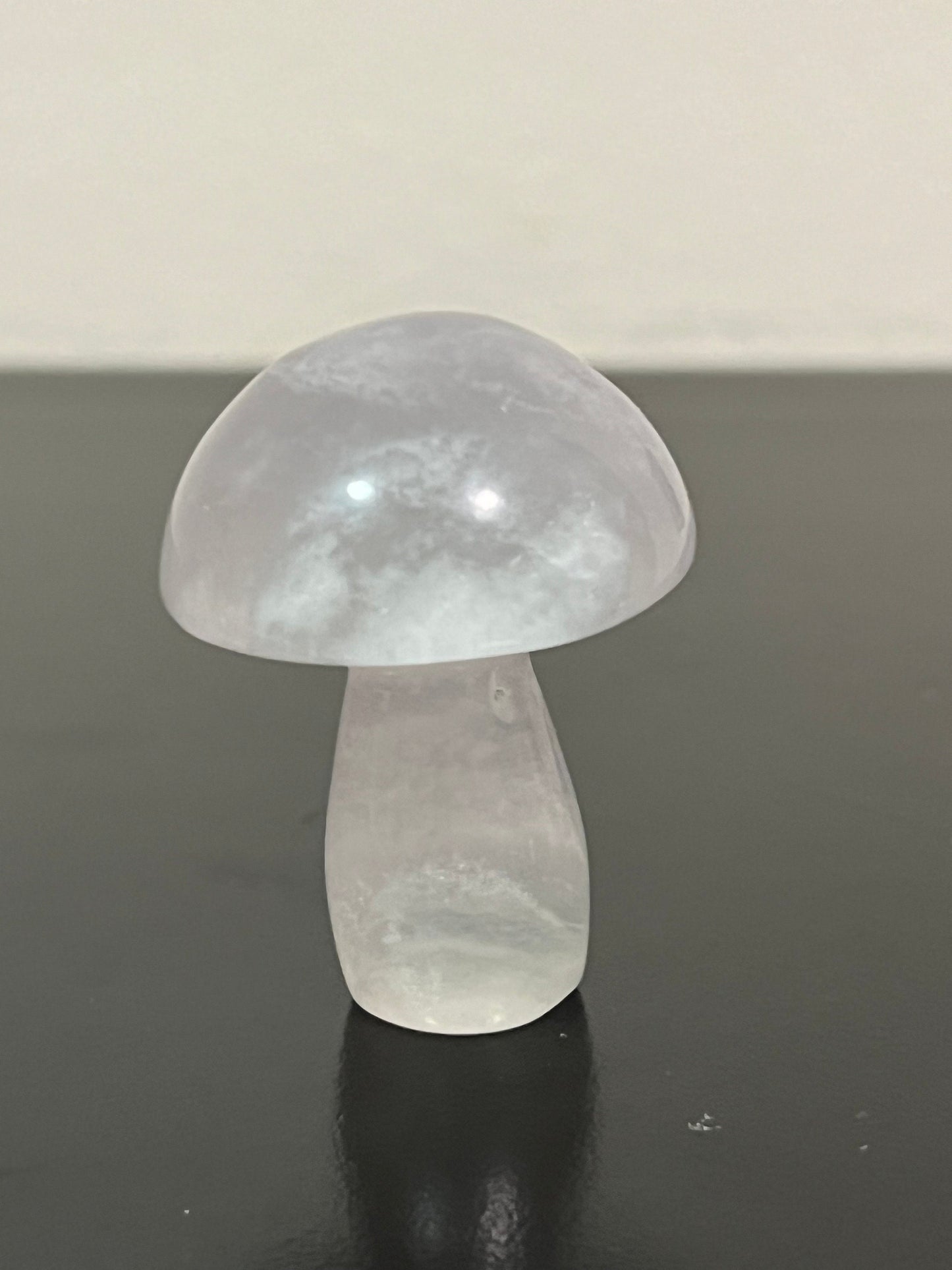 Light Purple Fluorite Mushroom Crystal Carving | Mushie Crystal Carving