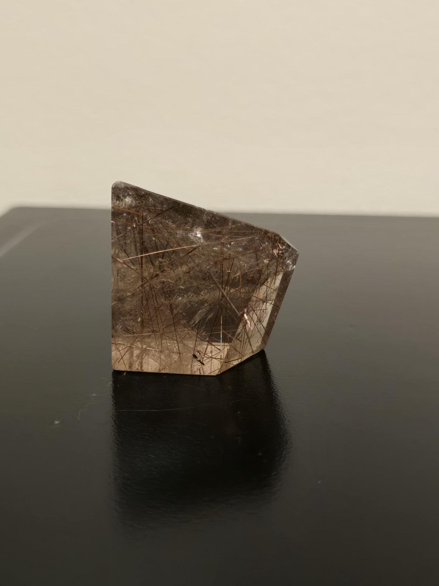 Copper Rutile Quartz Free Form | Rutilated Smoky Quartz