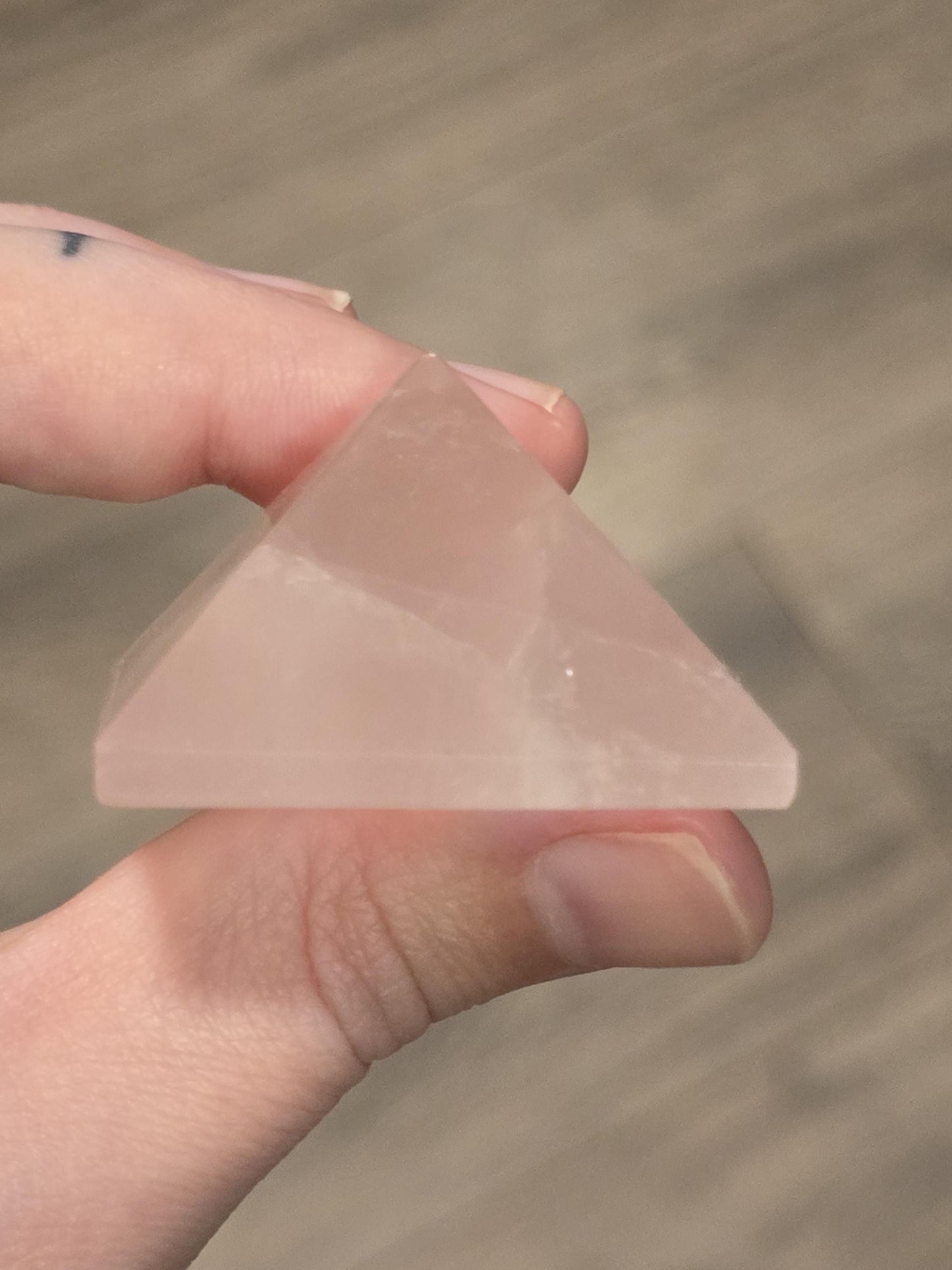 Rose Quartz Pyramid | Rose Quartz Crystal | Pink Crystal