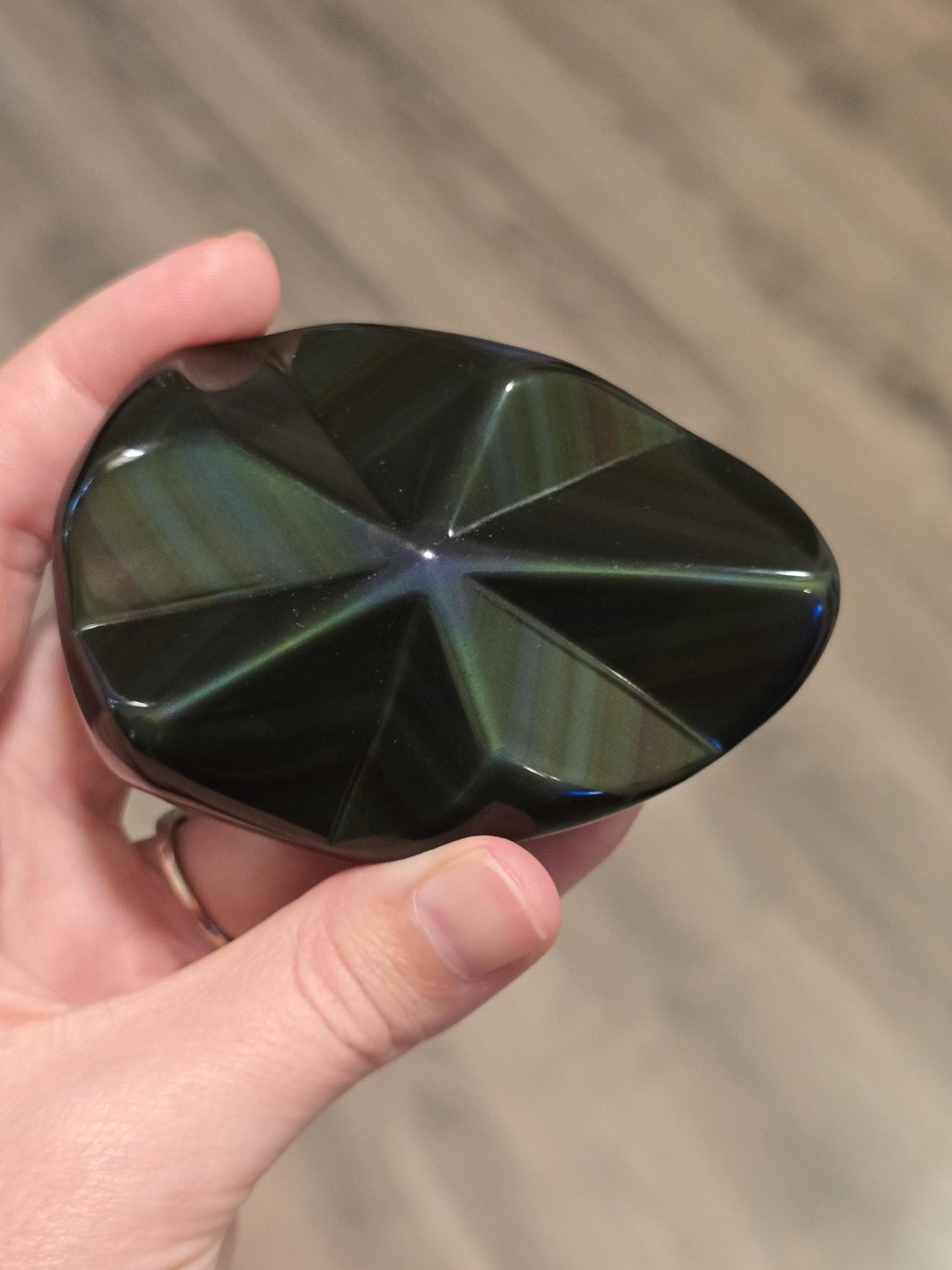 Rainbow Obsidian Star Crystal Free Form