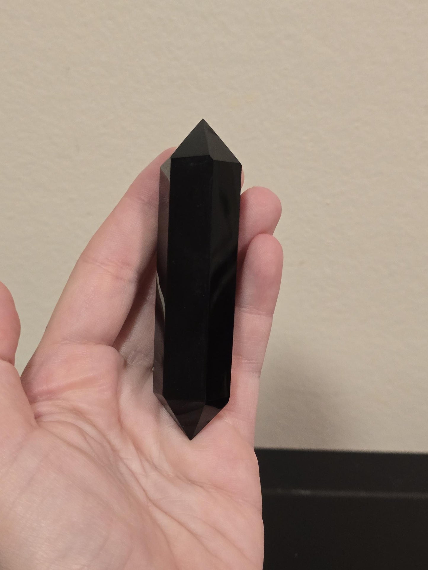 Obsidian Double Terminated Point | Obsidian Crystal