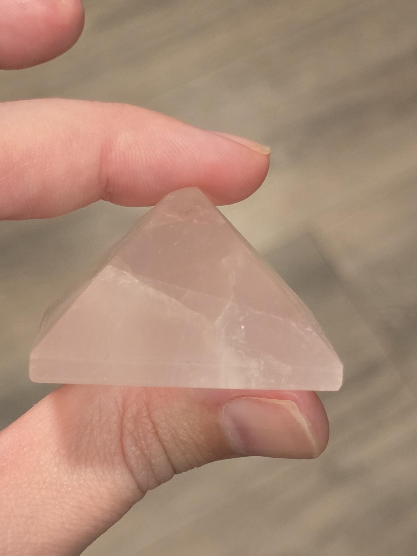 Rose Quartz Pyramid | Rose Quartz Crystal | Pink Crystal