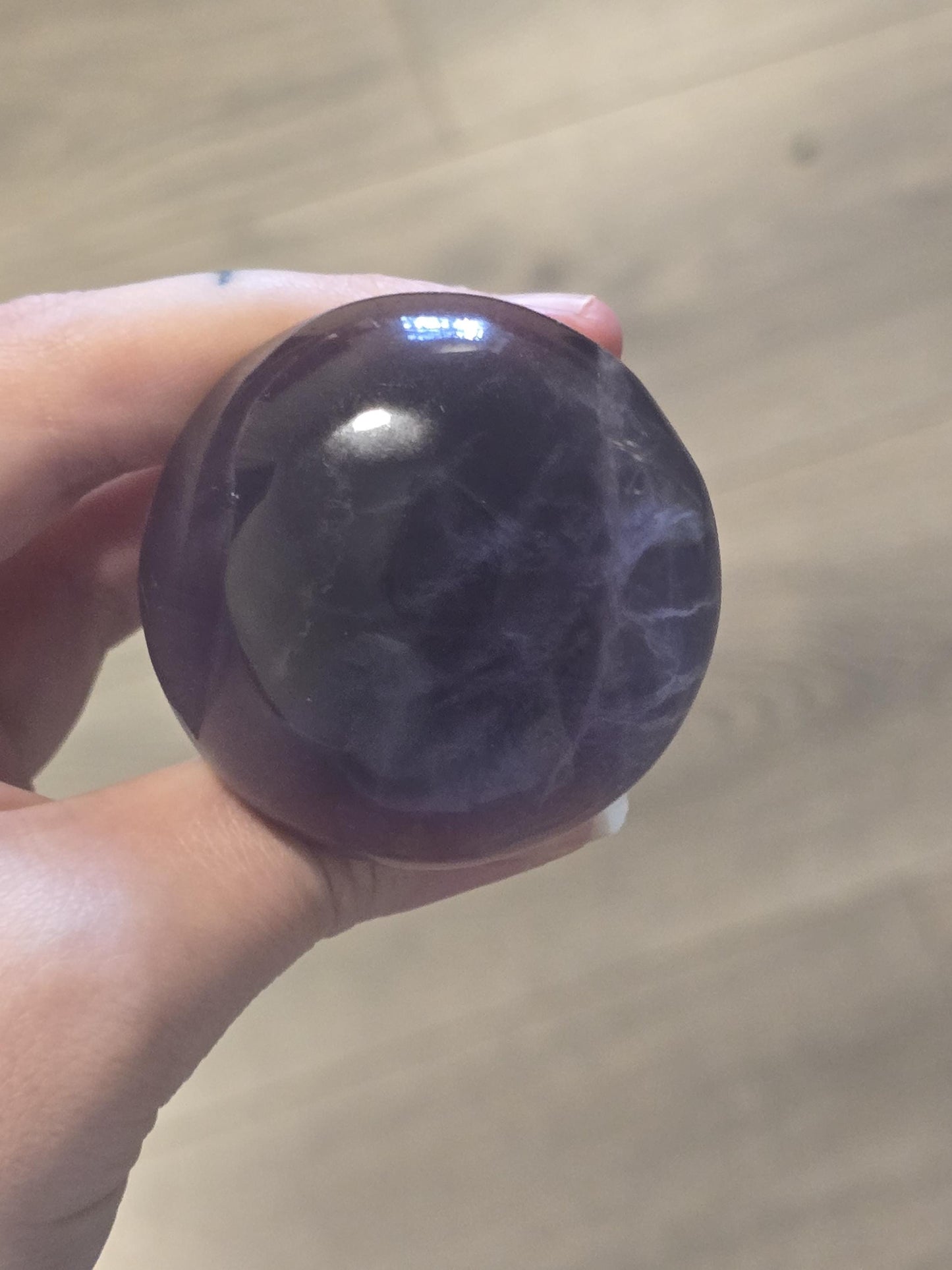 Purple Fluorite Mushroom Crystal Carving | Mushie Crystal Carving