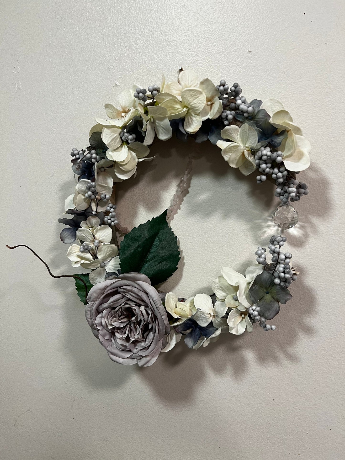 Floral Moon Wreath | Purple Moon Wreath | Summer Wreath