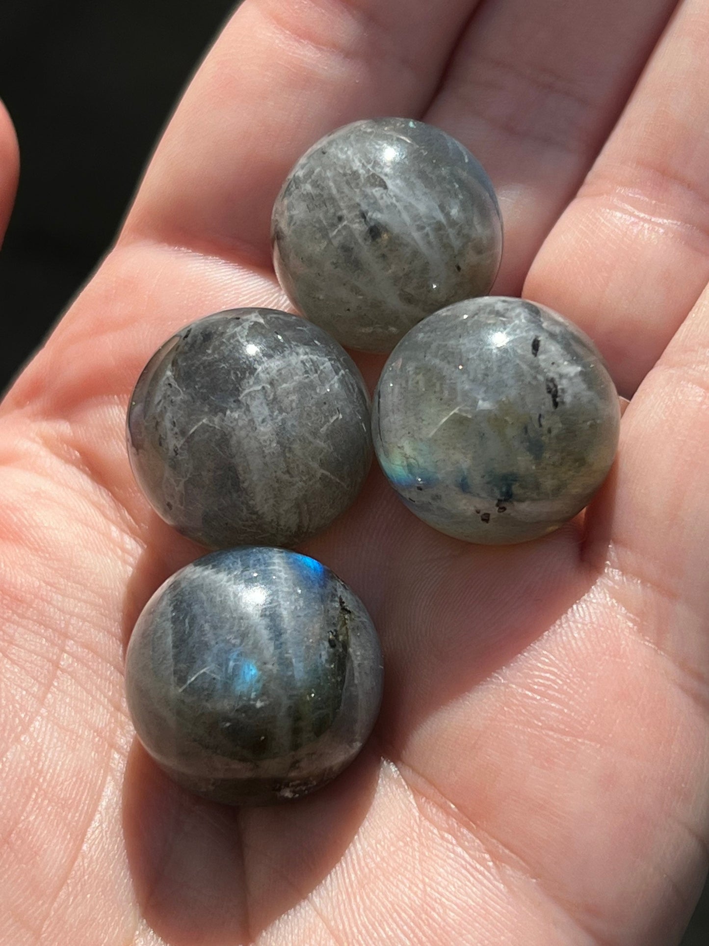 Small High Quality Labradorite Spheres