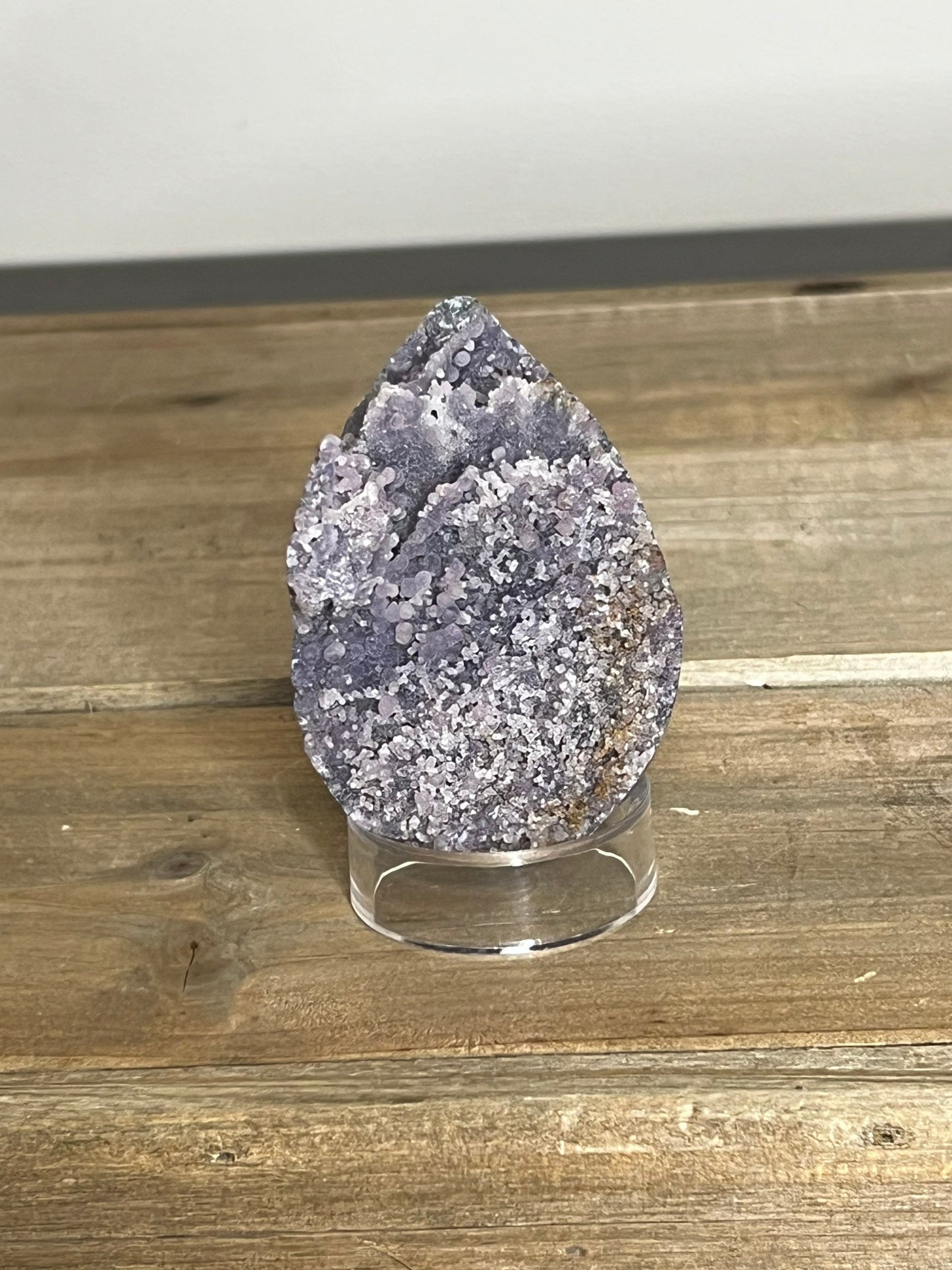 Grape Agate Egg | Botryoidal Purple Chalcedony 224 g