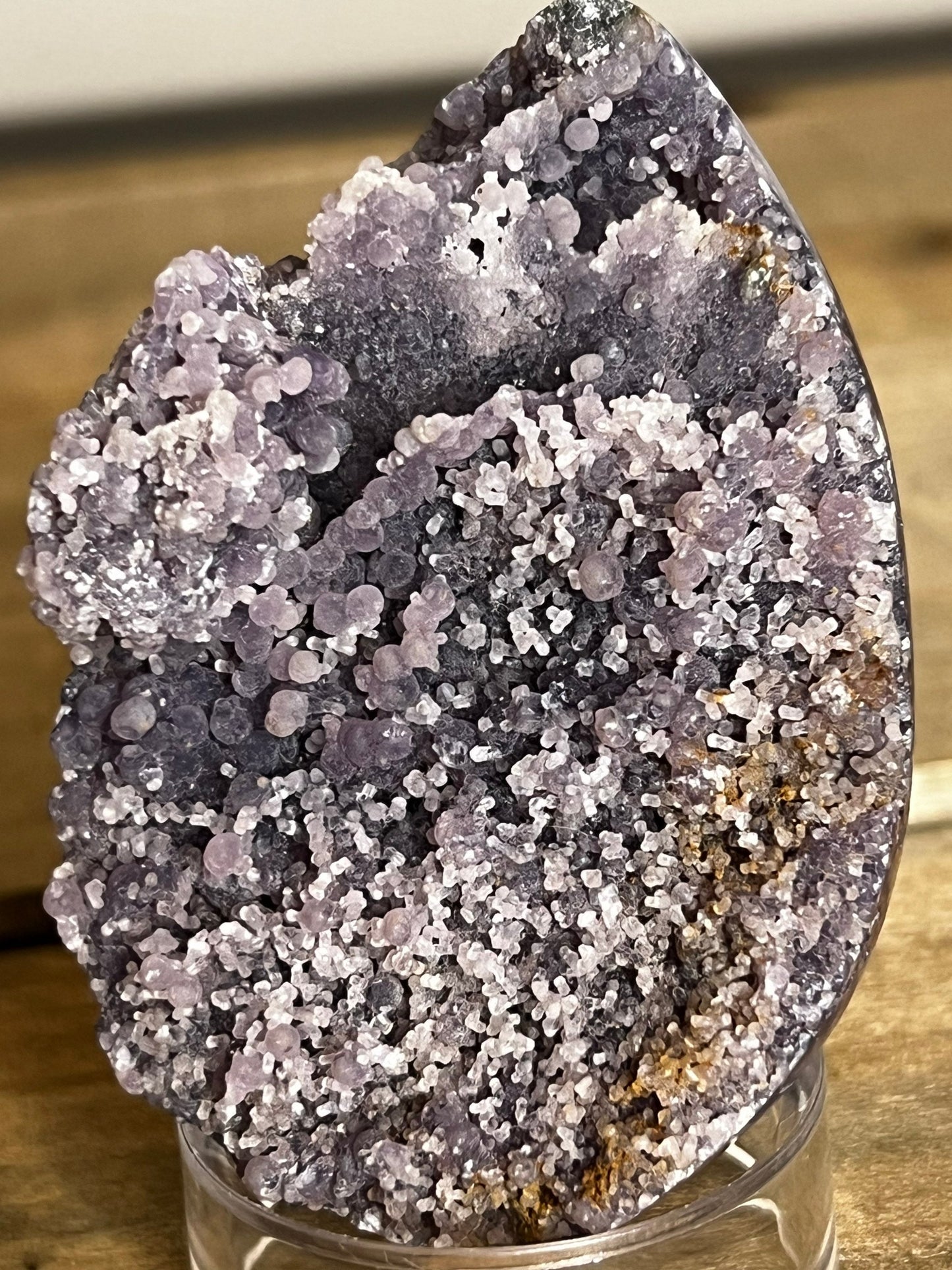 Grape Agate Egg | Botryoidal Purple Chalcedony 224 g