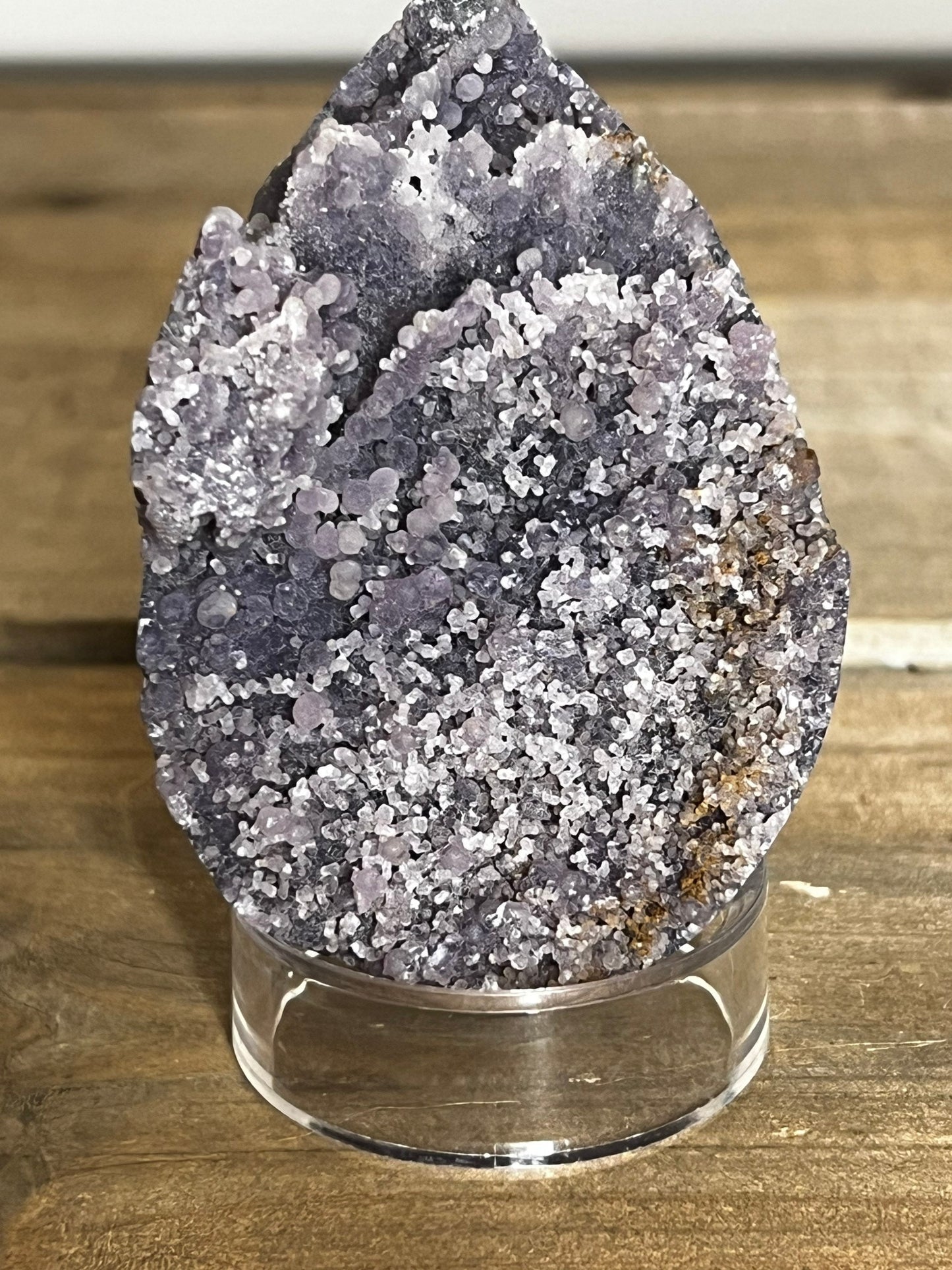 Grape Agate Egg | Botryoidal Purple Chalcedony 224 g