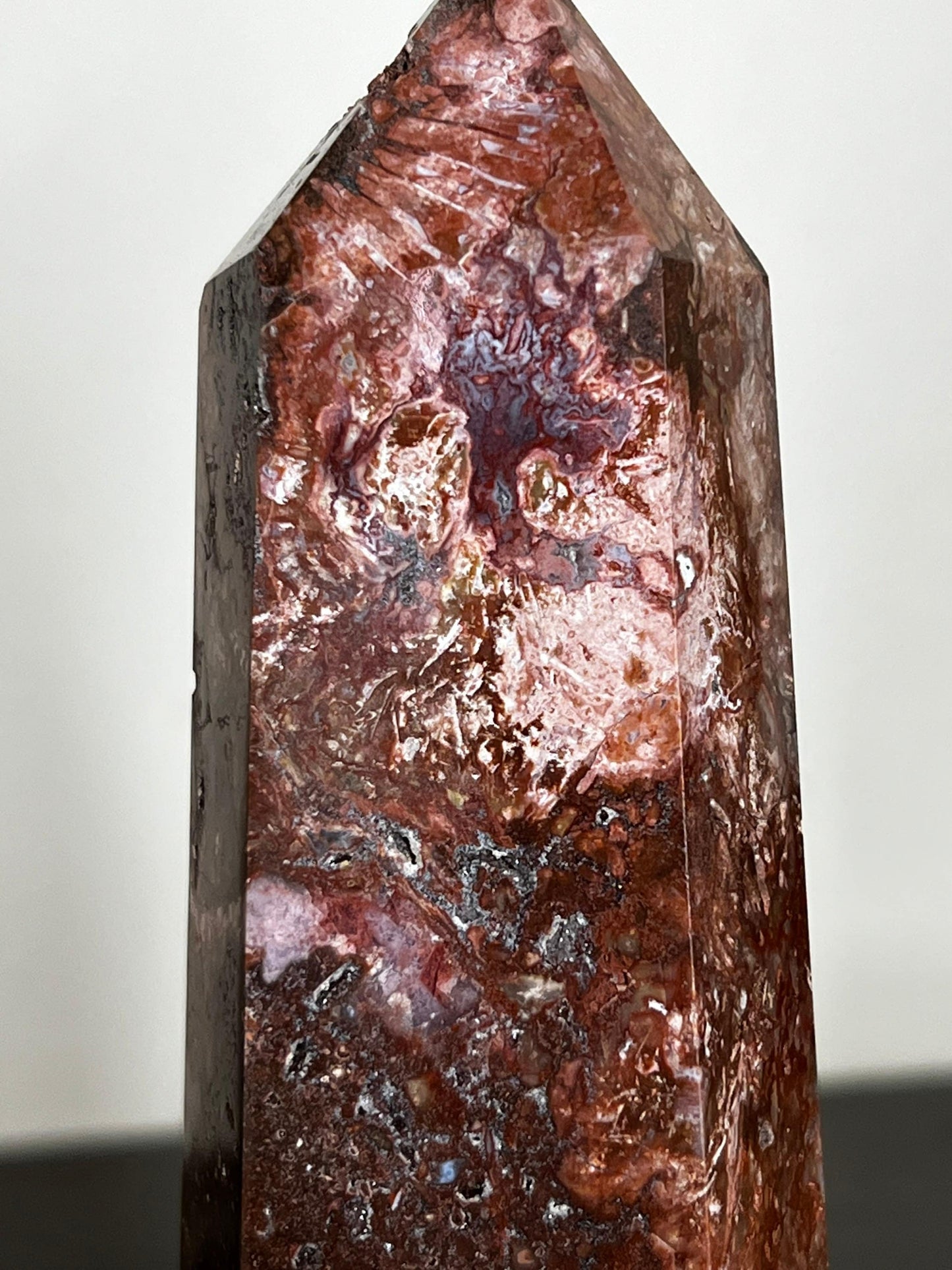 Red Agate Tower | Large Red Agate Tower