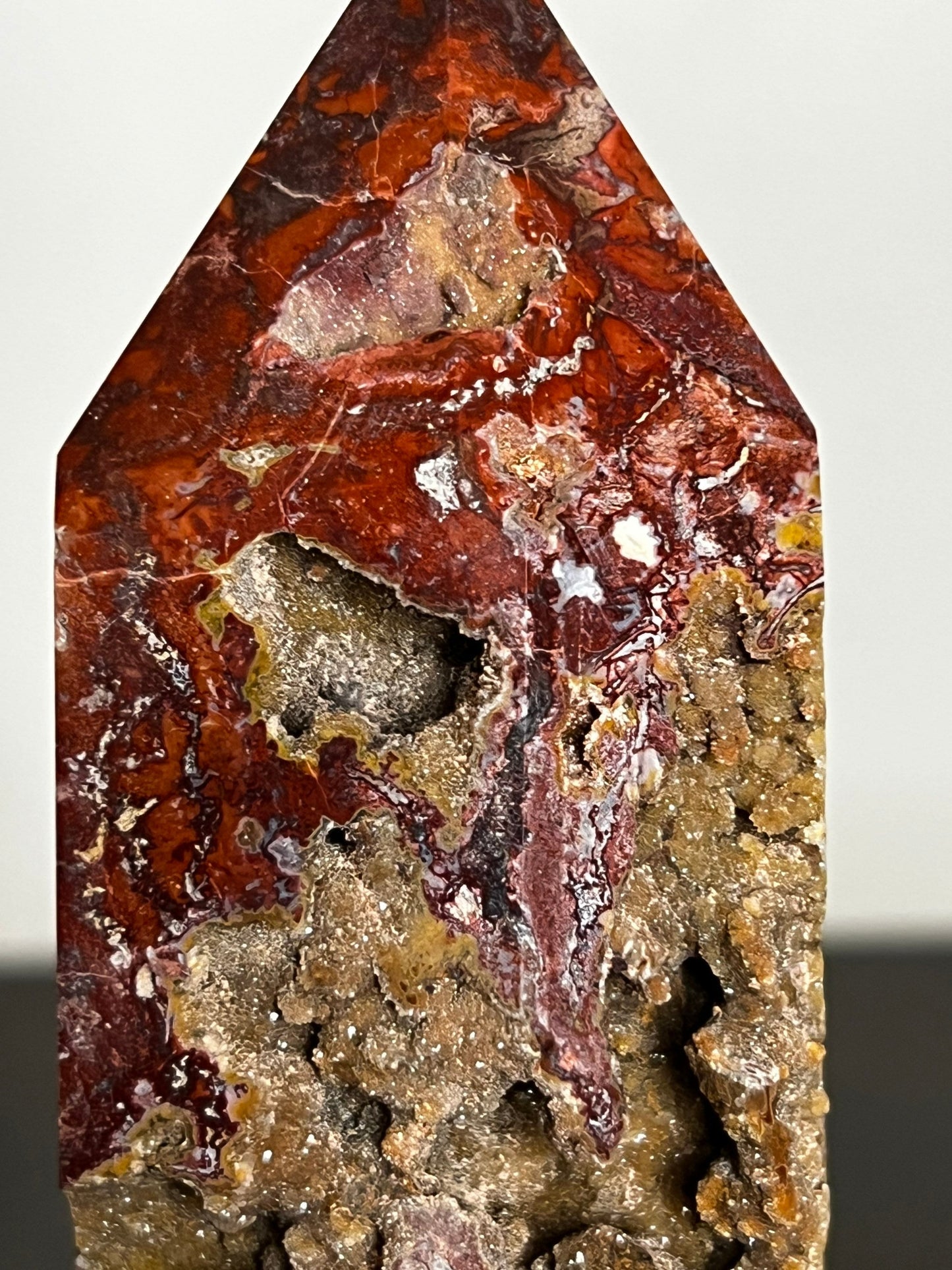 Red Agate Tower | Large Red Agate Tower 991 g