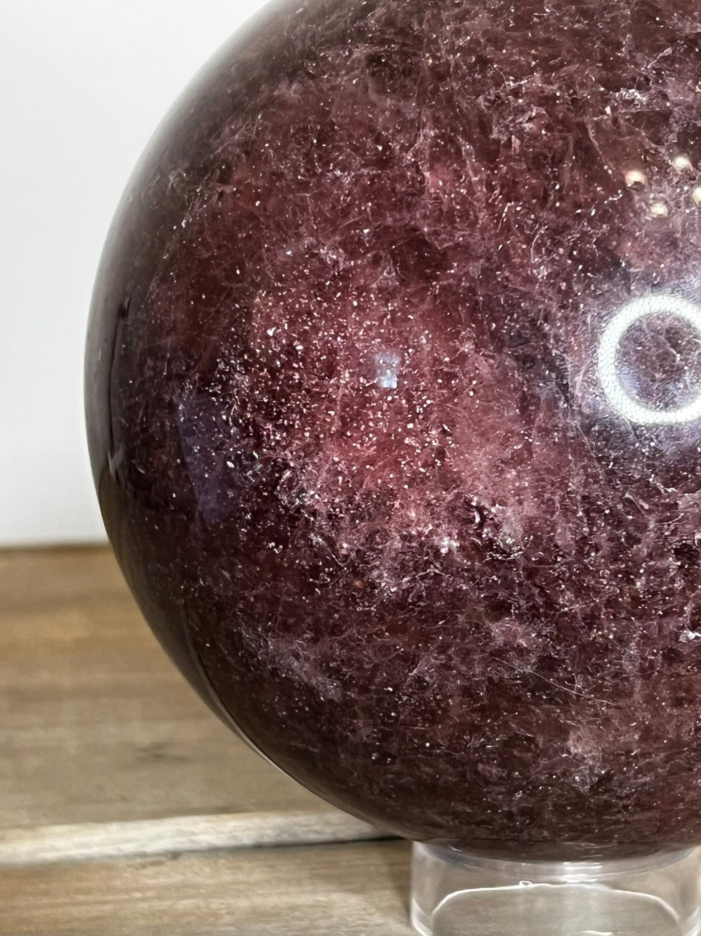 Strawberry Quartz Sphere | 8 lb Red Aventurine Sphere