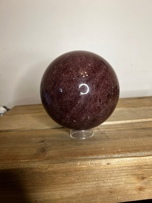 Strawberry Quartz Sphere | 8 lb Red Aventurine Sphere
