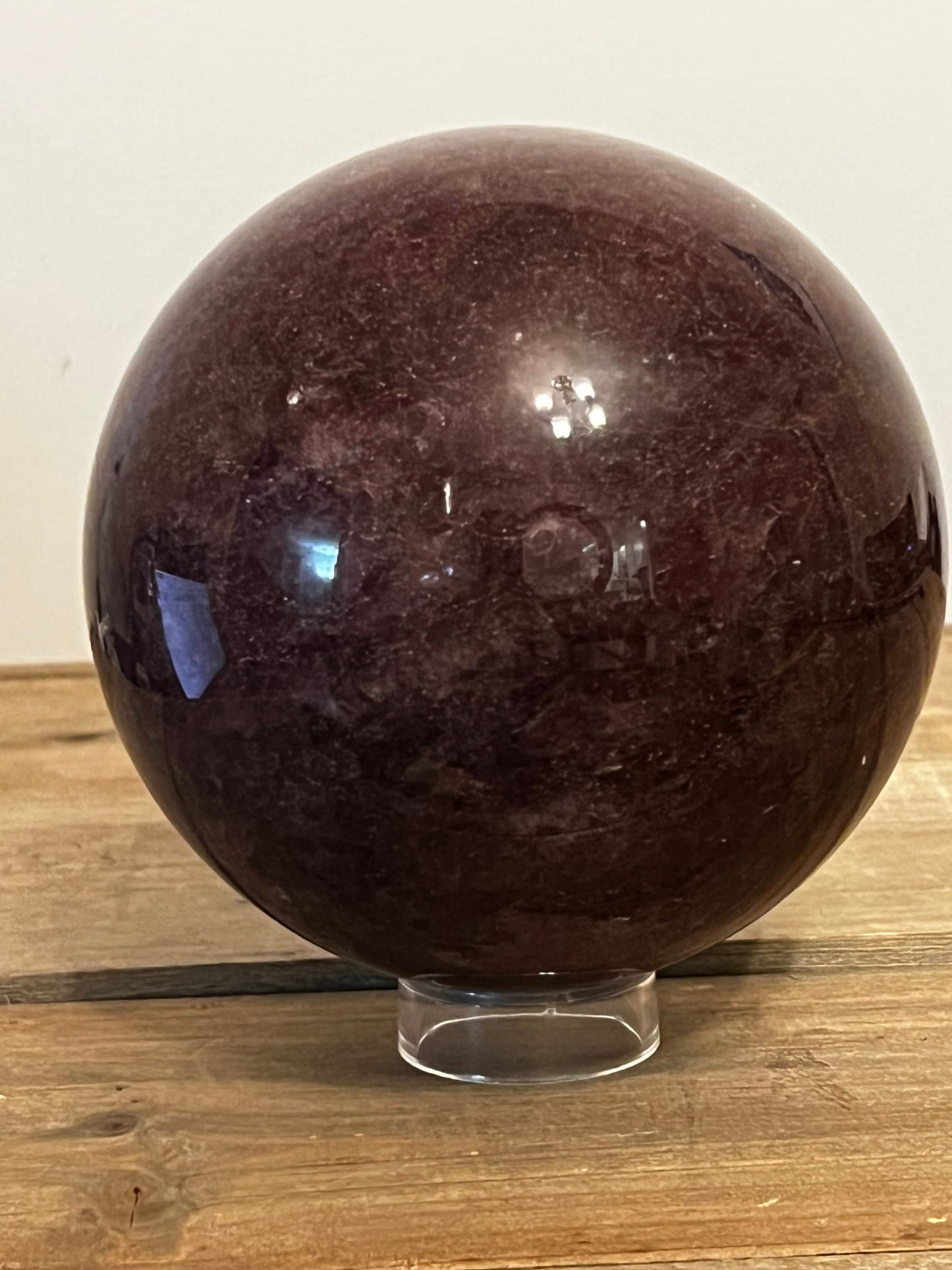 Strawberry Quartz Sphere | 8 lb Red Aventurine Sphere