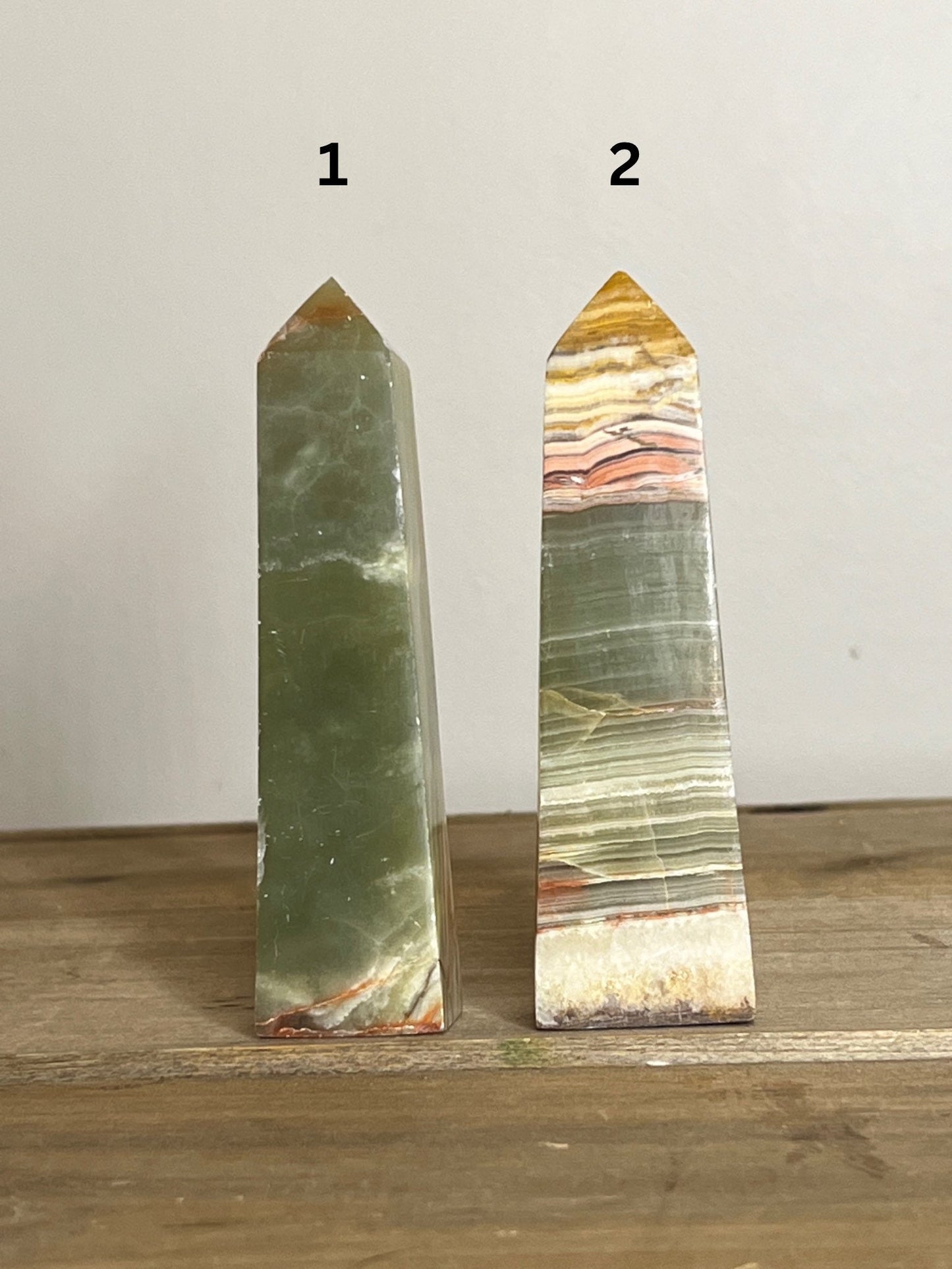 Green Onyx Towers | Green Calcite