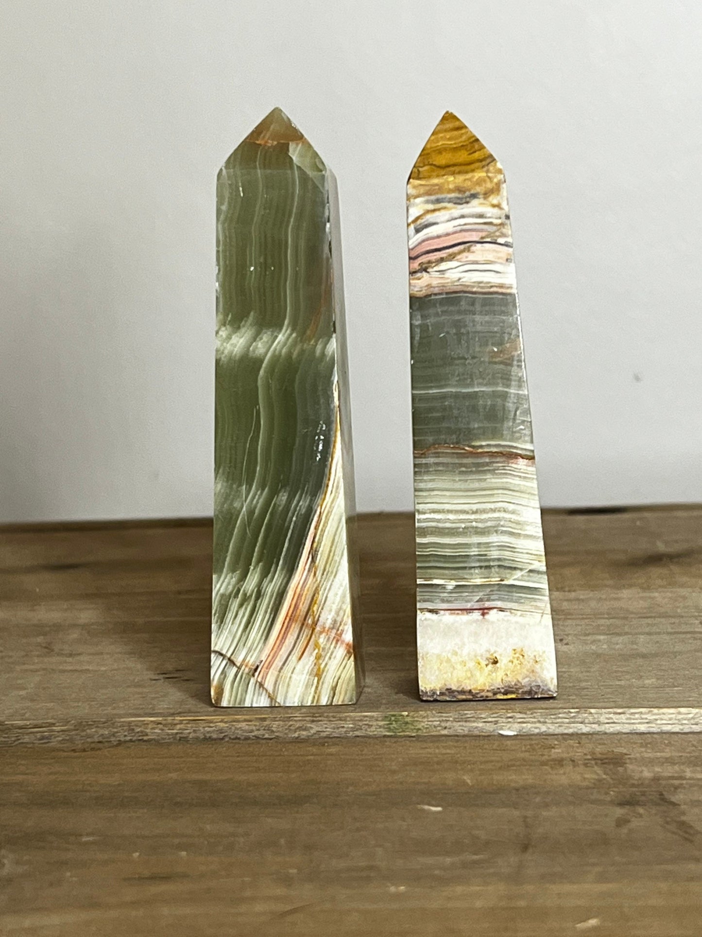Green Onyx Towers | Green Calcite