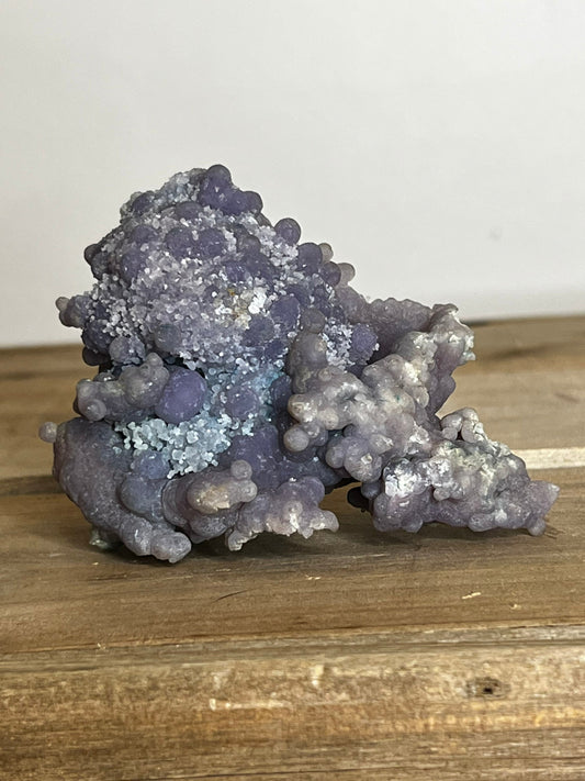 Raw Grape Agate | Raw Minerals | Large Botryoidal Purple Chalcedony Specimen