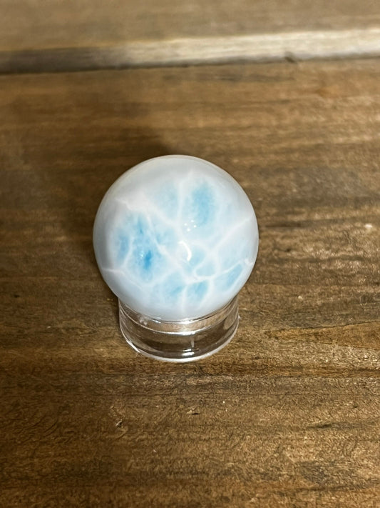 Genuine Larimar Mini Sphere