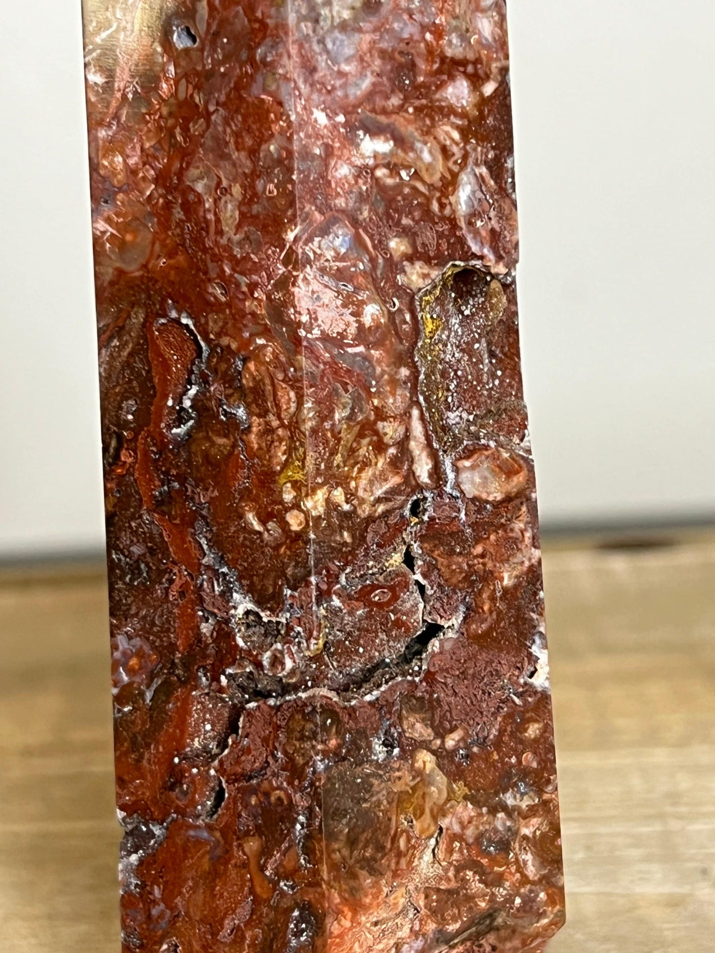 Red Agate Tower | Large Red Agate Tower