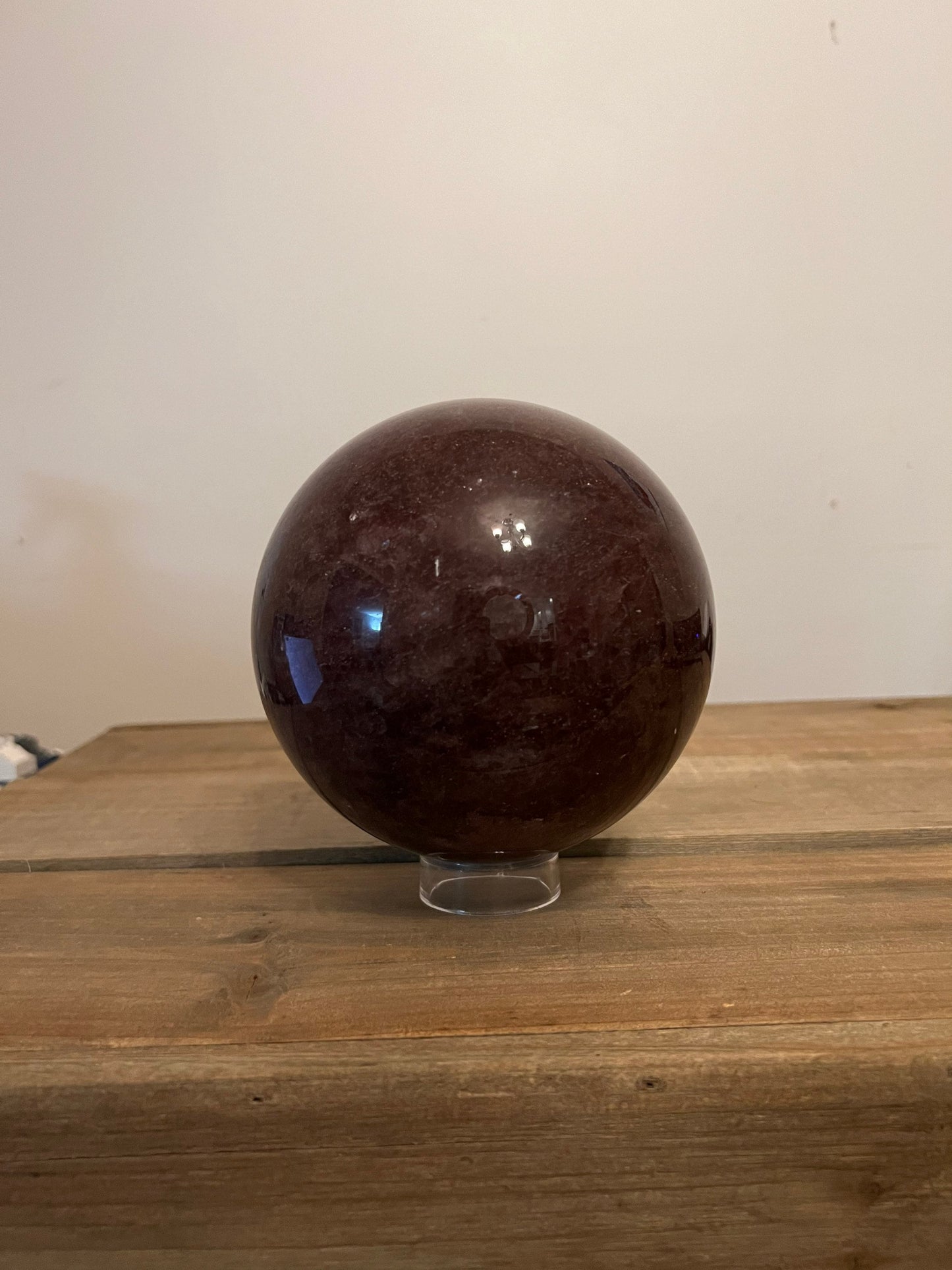 Strawberry Quartz Sphere | 8 lb Red Aventurine Sphere