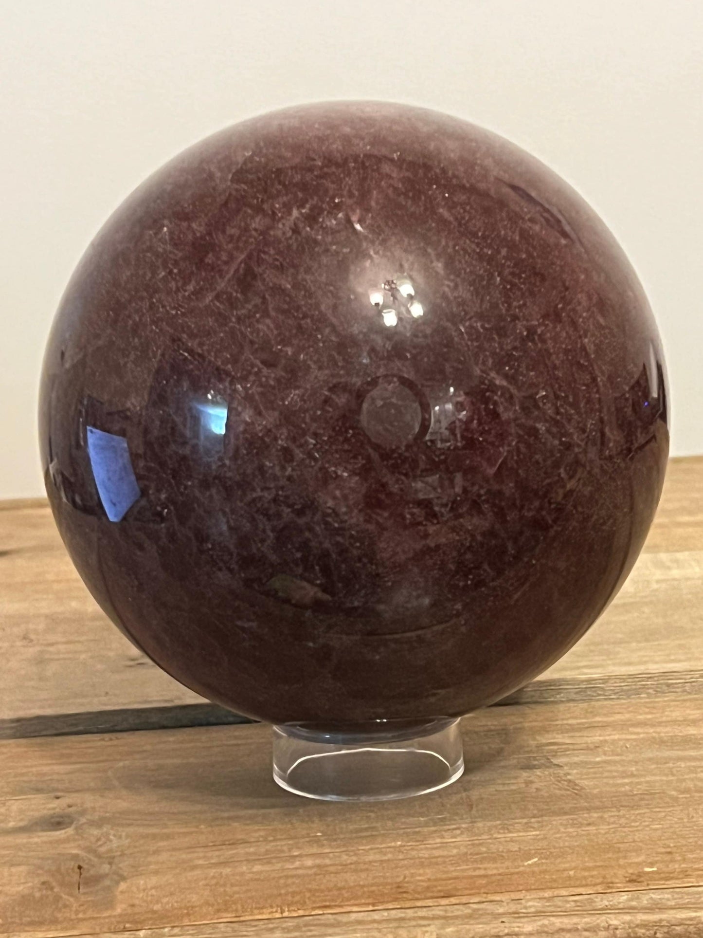 Strawberry Quartz Sphere | 8 lb Red Aventurine Sphere