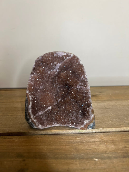 Large Rainbow Amethyst Cluster Geode | Galaxy Amethyst | Red Amethyst