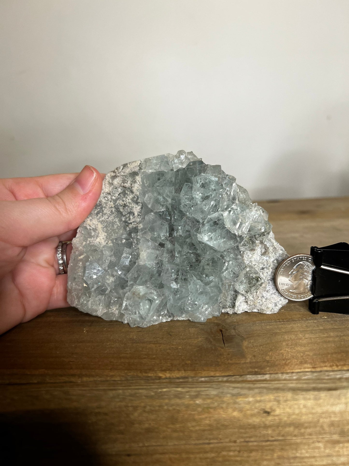 Light Green Cubic Fluorite Specimen