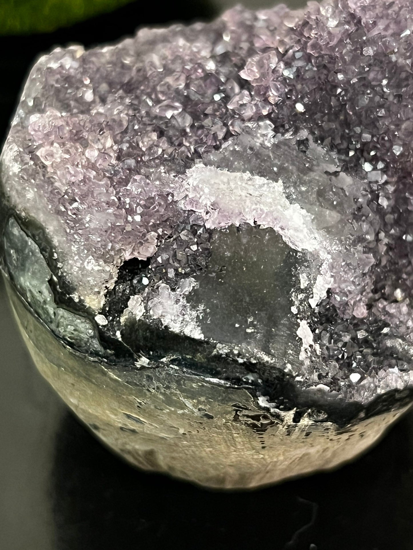 Rainbow Amethyst Cluster Geode | Galaxy Amethyst | Purple Amethyst