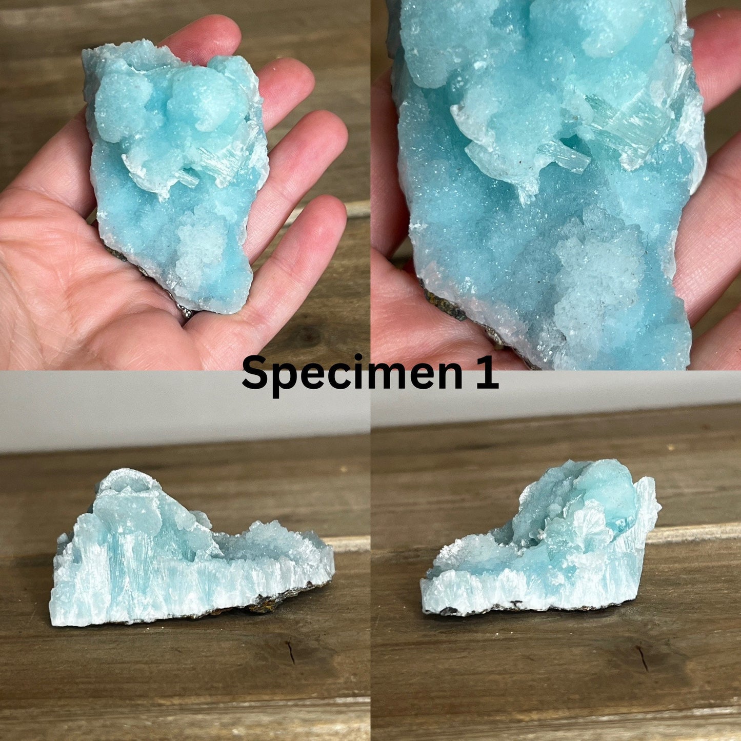 Blue Aragonite Specimen