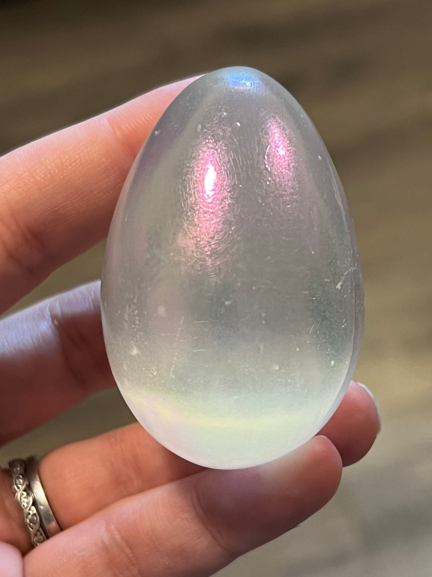 Aura Satin Spar Egg