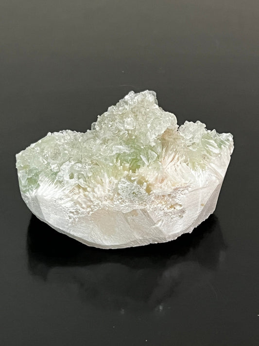 Green Apophyllite Cluster on Scolecite, 182 g