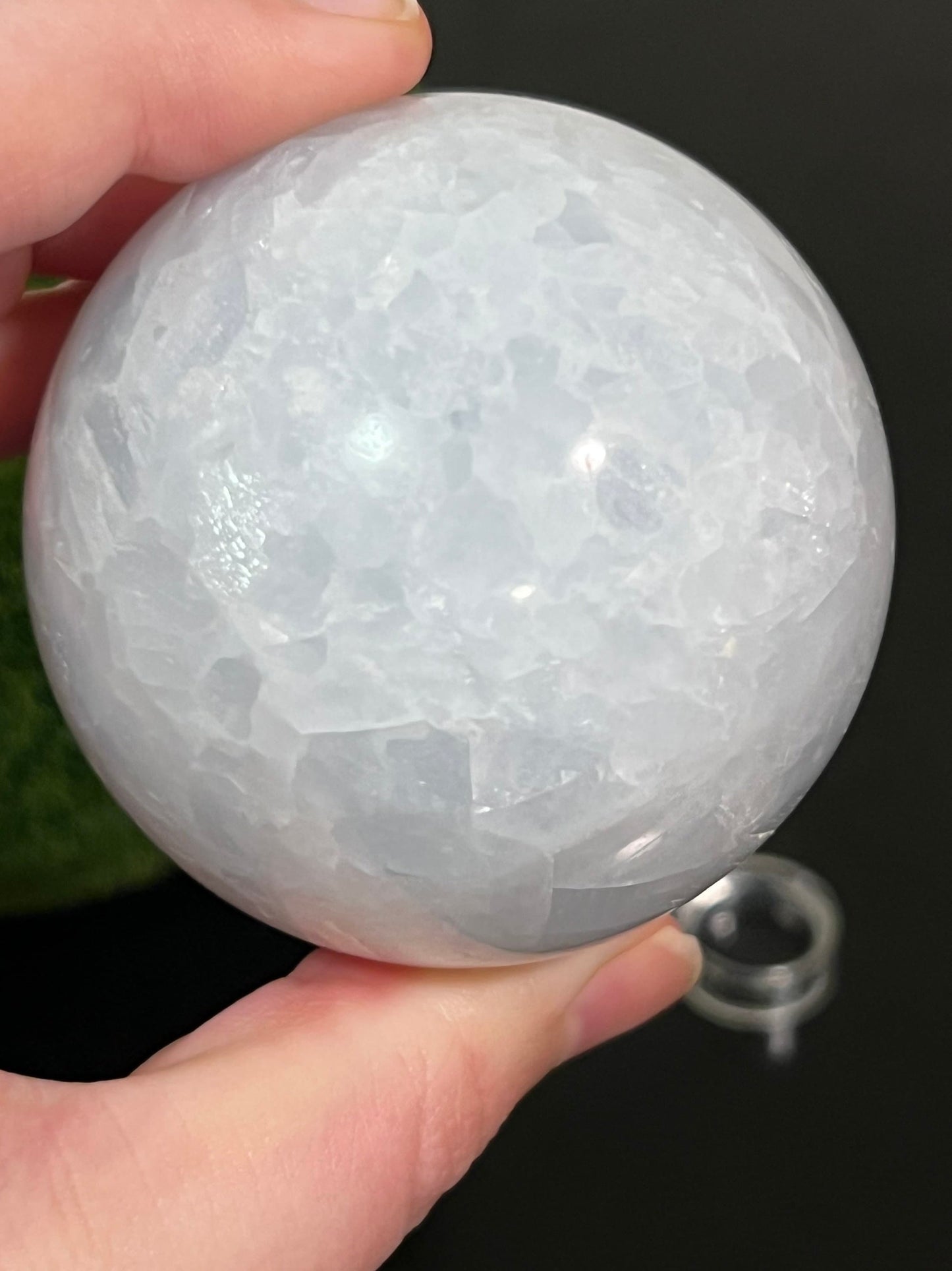 Blue Calcite Sphere | Crystal Sphere