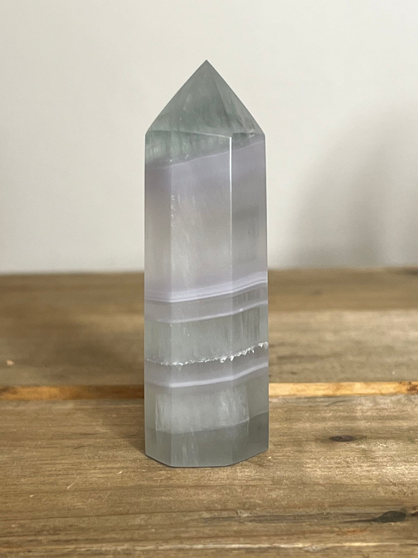 Yttrium Fluorite Tower | Lavender Fluorite Tower