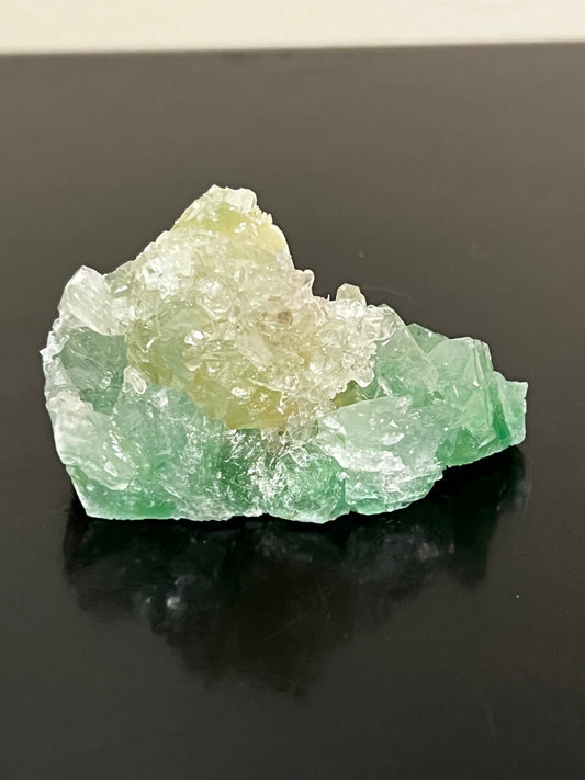 Green Apophyllite Cluster with Scolecite, 76 g