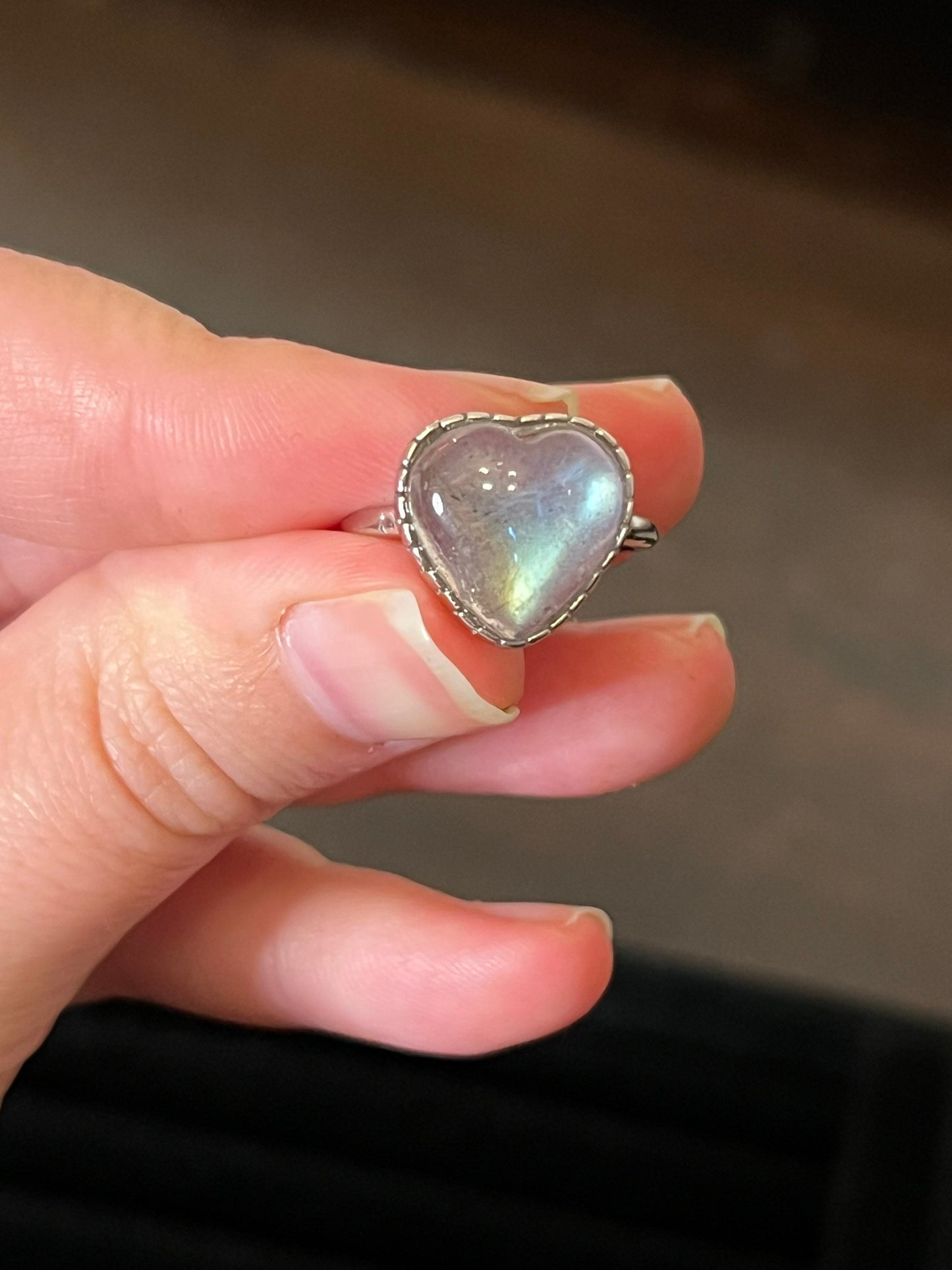 Labradorite Sterling Silver Ring | Labradorite Ring