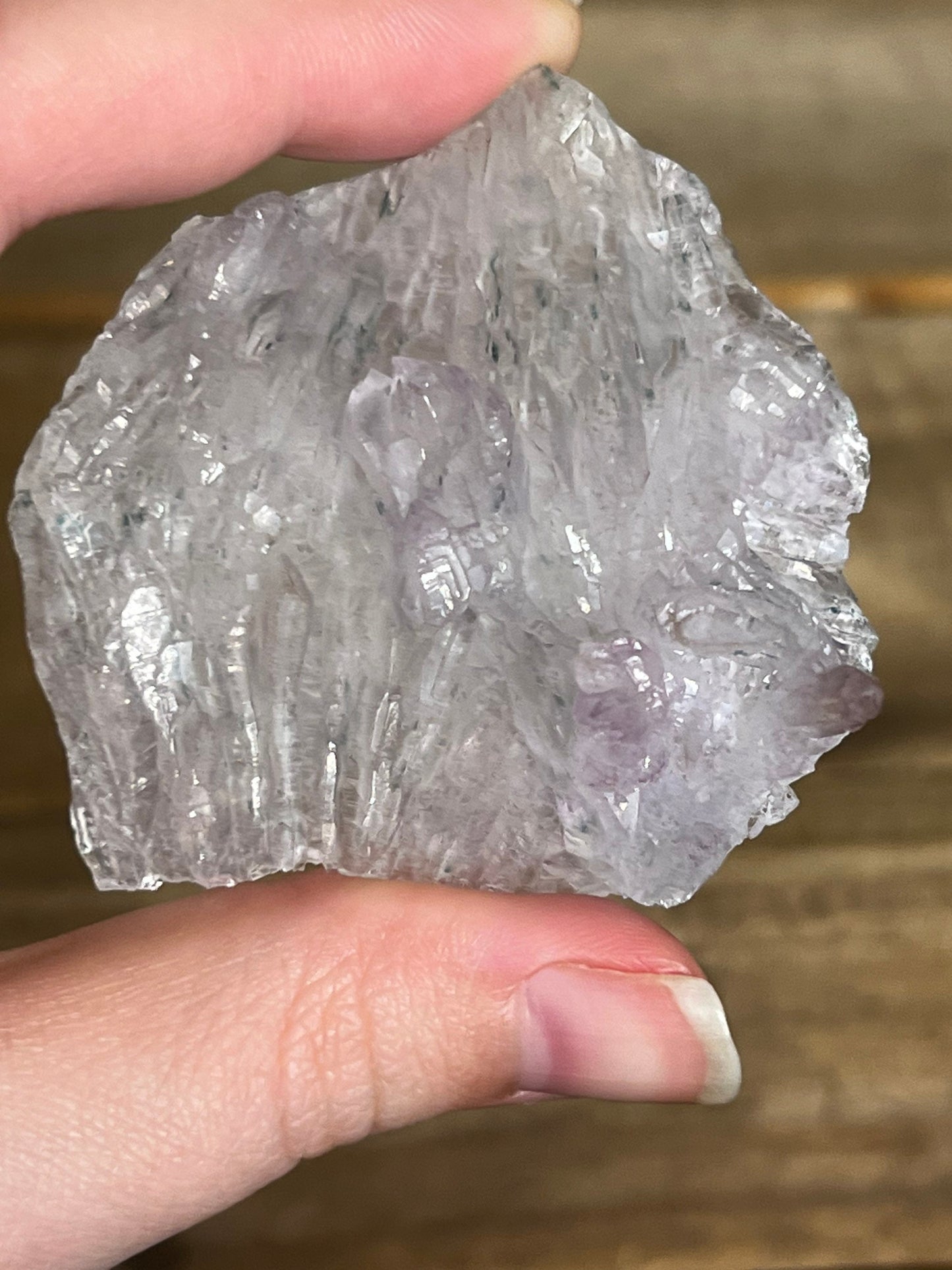 Amethyst Flower Plate (B) | Raw Crystal | Raw Natural Mineral
