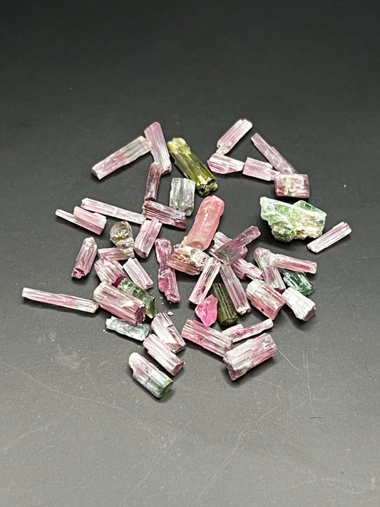 Colorful Tourmaline Specimen | Elbaite | Pink Tourmaline | Green Tourmaline