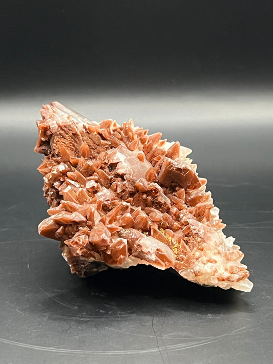 Red and White Bi-color Calcite Raw Cluster